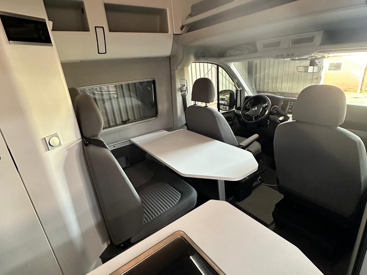 Innenraum des Wagens von innen