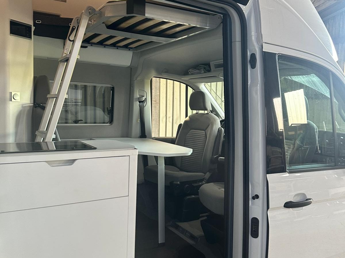 Innenraum des Wagens von außen